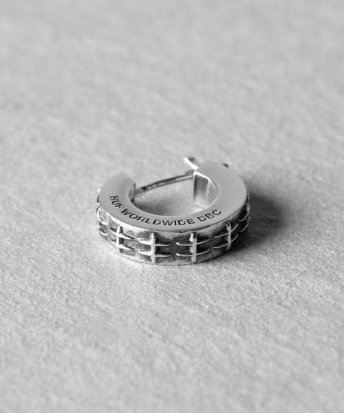 HUF（ハフ） ピアス H HOOP PIERCE メンズ レディース : ZOZOTOWN