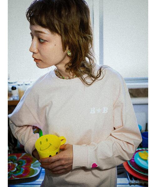 「BETTY'S BLUE」 長袖カットソー M ピンク レディース_画像8