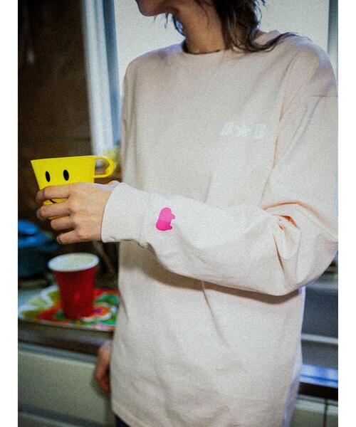 「BETTY'S BLUE」 長袖カットソー M ピンク レディース_画像9