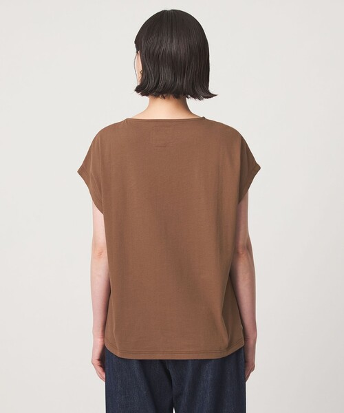 To b. by agnes tシャツ 「To b.コラボ」ロゴ フレンチスリーブ T