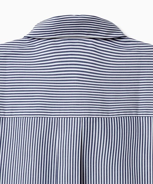 「LACOSTE」 長袖シャツ 36 ネイビー レディース_画像6