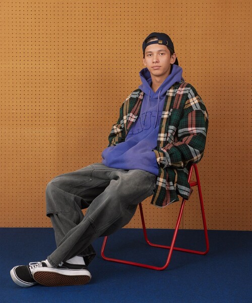 「NAUTICA」 長袖シャツ LARGE グリーン メンズ_画像5