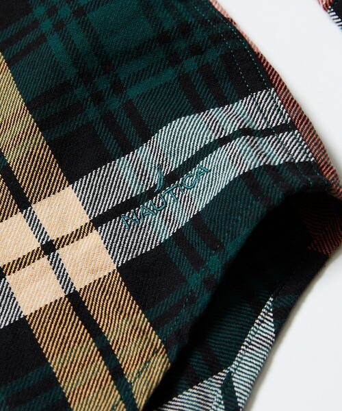 「NAUTICA」 長袖シャツ LARGE グリーン メンズ_画像7