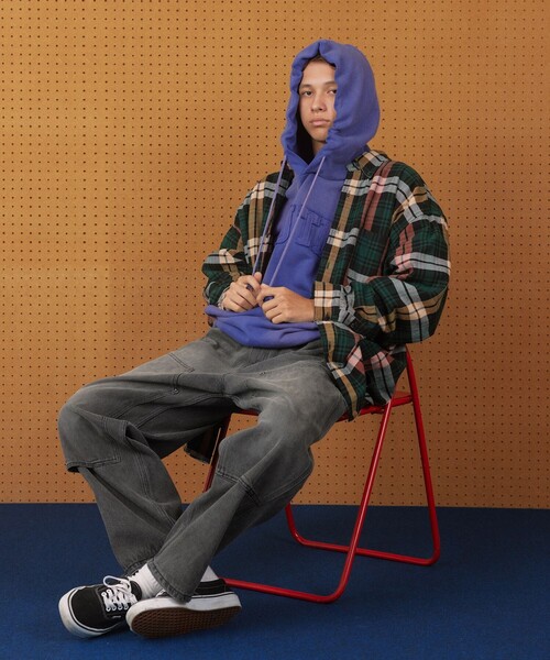 「NAUTICA」 長袖シャツ LARGE グリーン メンズ_画像9