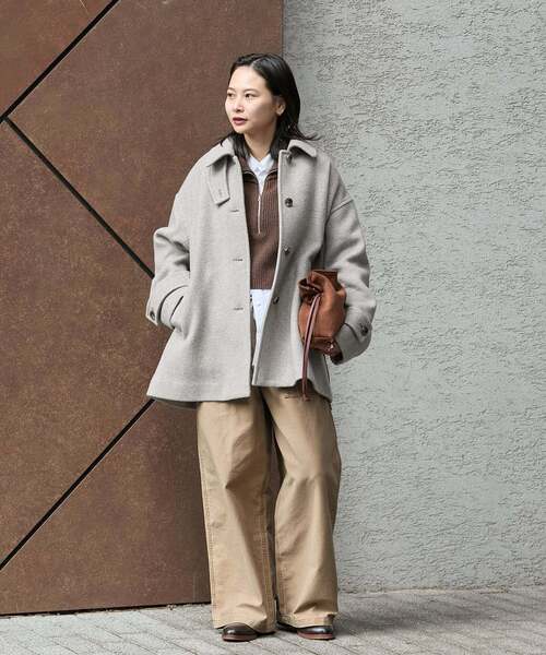 「JOURNAL STANDARD」 イージーパンツ 38 ベージュ レディース_画像6