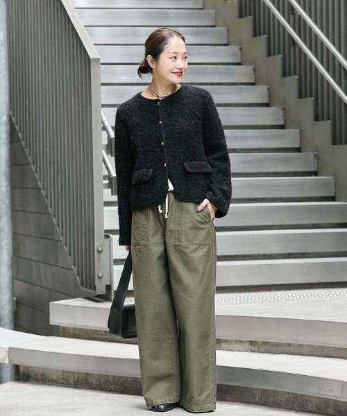 「JOURNAL STANDARD」 イージーパンツ 38 ベージュ レディース_画像9