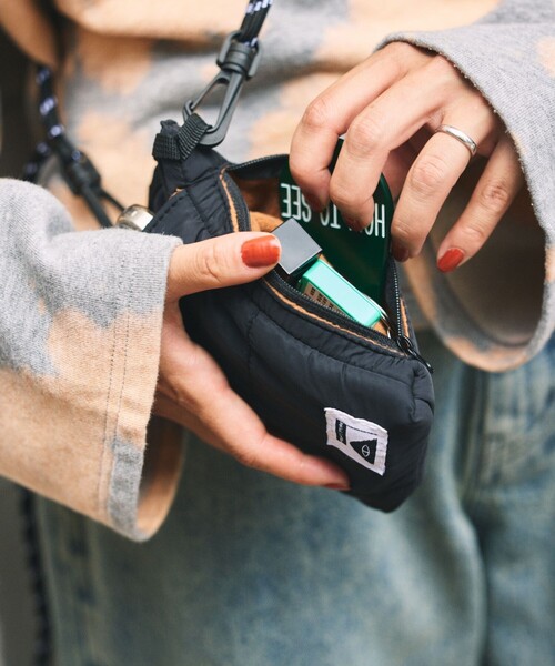 「POLeR」 ショルダーバッグ ONE SIZE ブラック メンズ_画像9