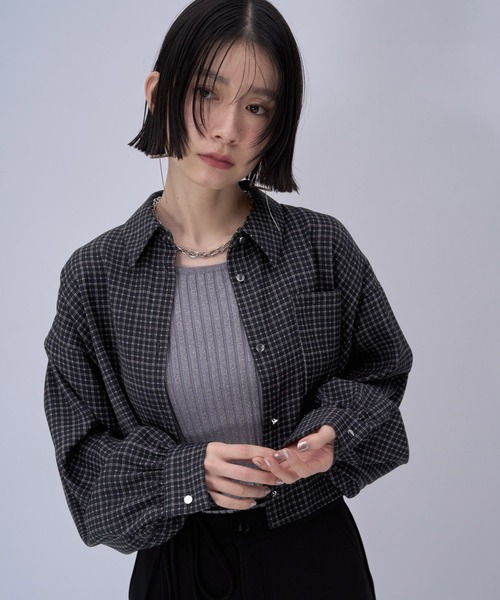 「HARE」 長袖シャツ FREE グレー レディース_画像7