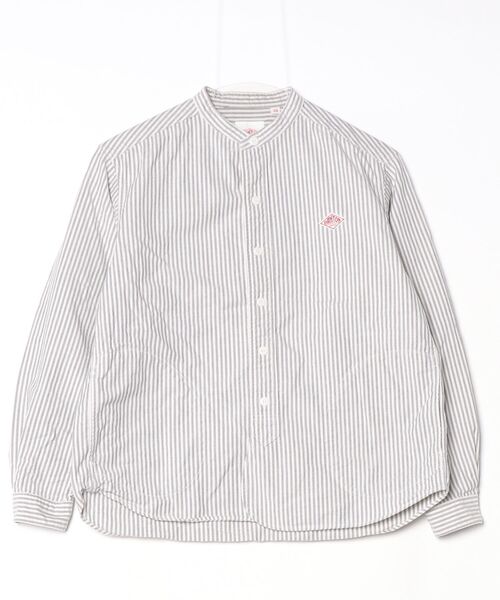 Danton（ダントン） 長袖ブラウス 34 グレー レディース : ZOZOTOWN