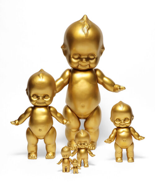美品　25cm BEAMS キューピー BEAMS JAPAN（ビームス ジャパン）【別注】オビツ製作所 / GOLD