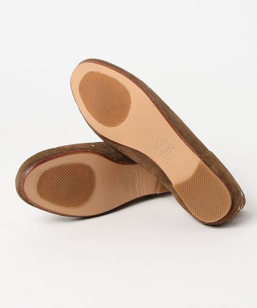 極美品【IKOH】ランゴリ レザーパンプス　24cm フラットシューズ　黒　本革 IKOH パンプス 「IKOH」Rangori Flat shoes ランゴリ レザー