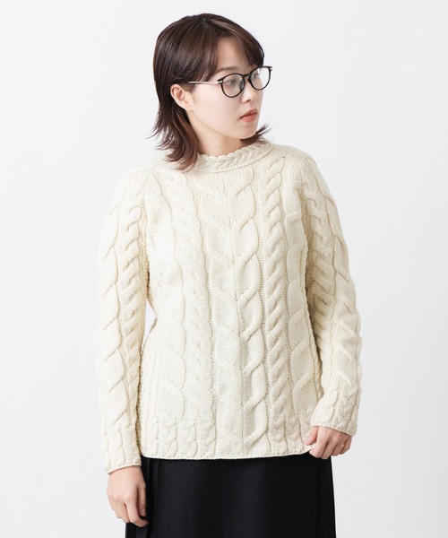 aran WOOLLEN MILLS ニット セーター スーパーソフトメリノ