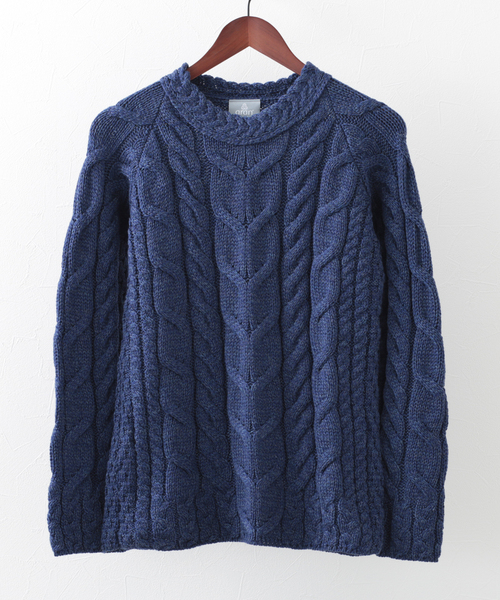 aran WOOLLEN MILLS ニット セーター スーパーソフトメリノ