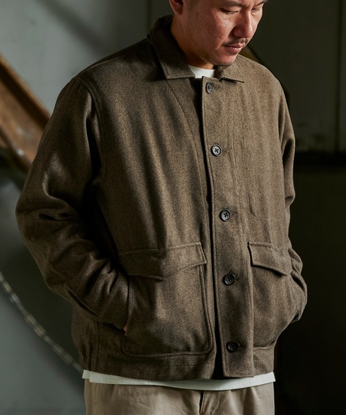 GORDON MILLER（ゴードンミラー） ブルゾン アウター WOOL LIKE TWEED