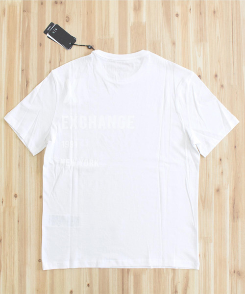 ARMANI EXCHANGE tシャツ AX ブランドロゴクルーネックTシャツ