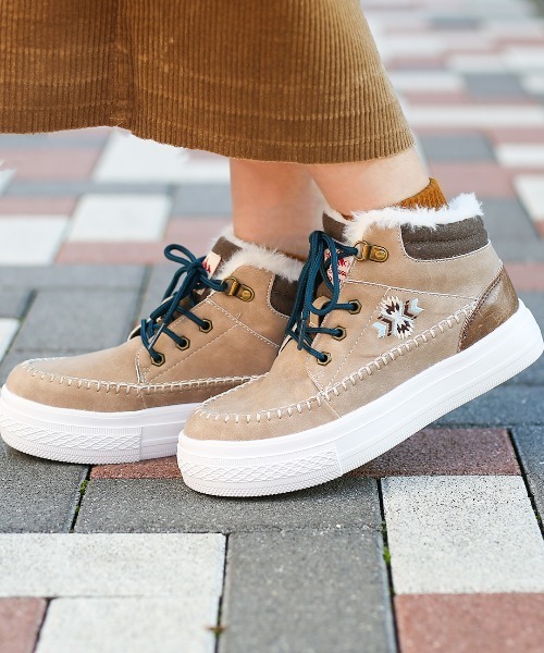 スニーカー ネイティブ刺繍ミドルスニーカー Zozotown Yahoo 店 通販 Yahoo ショッピング