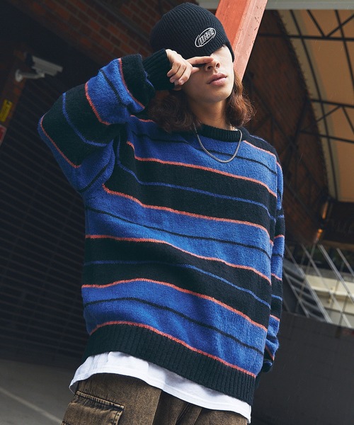 セーター ニット Buyer's Select/モヘアライクビッグシルエットクルー