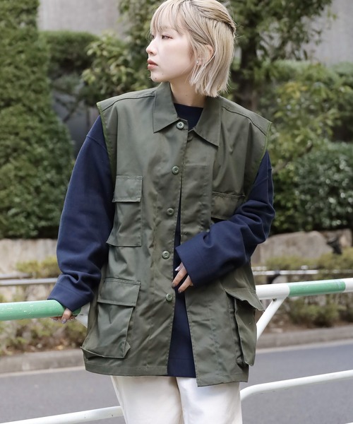 THRIFTY LOOK別注ワークスエードベスト THRIFTY LOOK ベスト ジレ THRIFTY LOOK/スリフティルック BDU VEST