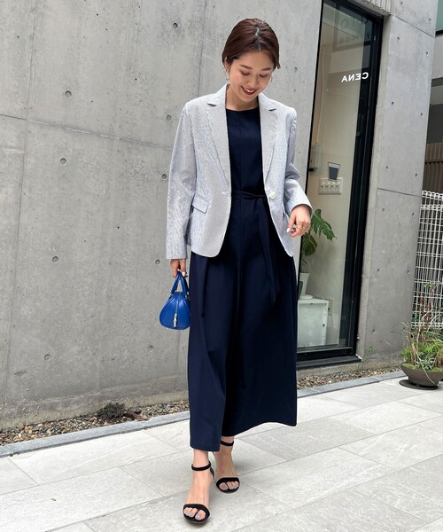新品　ノーリーズ　NOLLEY'S オールインワン　ワンピース　撥水 新品】NOLLEY'S ノーリーズ 撥水 ストレッチ ベアトップパンツ