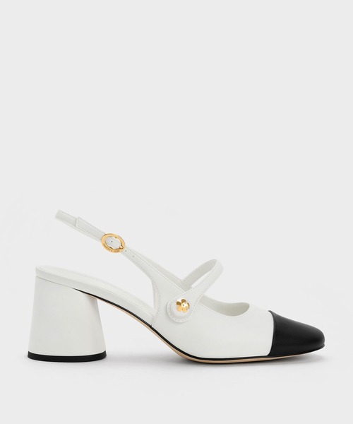 CHARLES & KEITH パンプス パール CHARLES ＆ KEITH パンプス パールディテール スリングバック