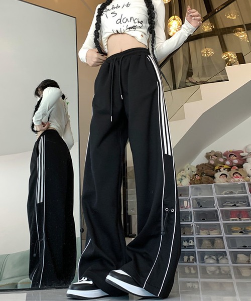 生まれのブランドで ジャージ スウェットパンツ 「HOOK」for サイドライン girls サーフィン・ボディボード