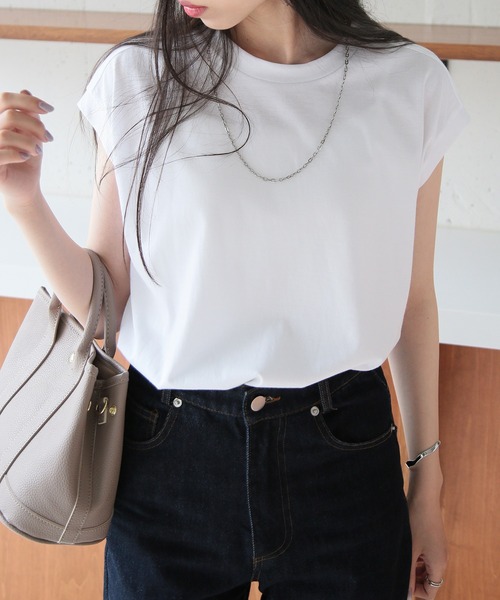 Hanes（ヘインズ） スマホショルダー tシャツ 「Hanes」スリーブレス