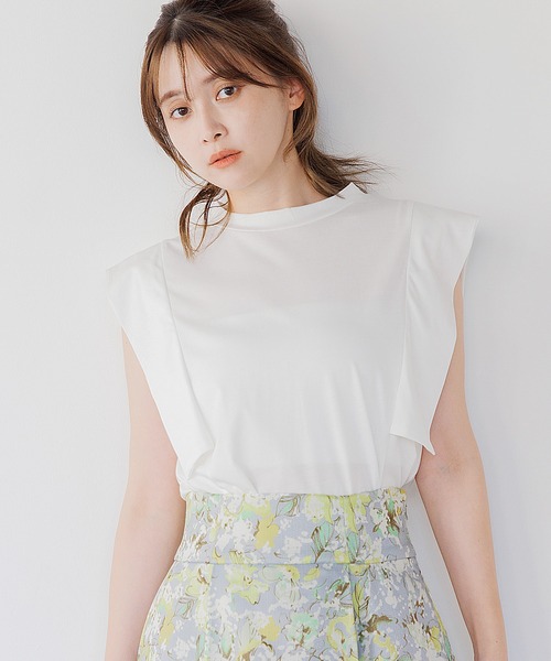 tシャツ スクエアスリーブプルオーバー レディース
