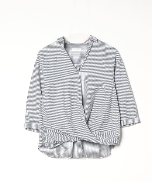 BEAUTY＆YOUTH UNITED ARROWS 7分袖シャツ - ネイビー レディース 