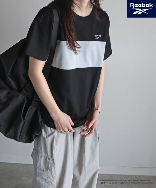 Reebok - 超希少/美品90&#39;sヴィンテージReebok(リーボック)ミニワンピ刺繍ロゴ入り Reebok - 90sヴィンテージ古着REEBOKゆるだぼXL刺繍ロゴナイロン