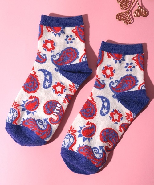 チチカカ（TITICACA） 靴下 ペイズリーソックス 23-25cm レディース