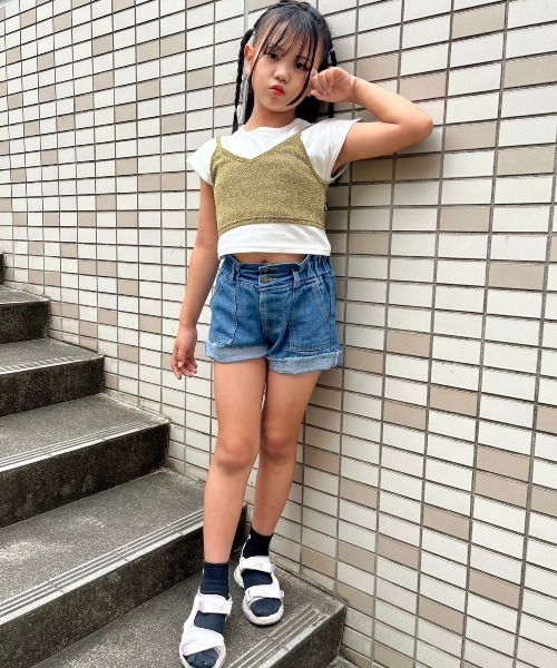 RandS/R アンサンブル キラキラビスチェセットT キッズ 子供服 女の子