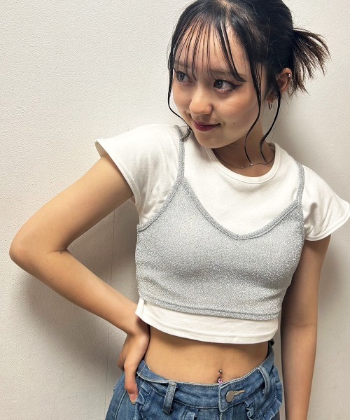 RandS/R アンサンブル キラキラビスチェセットT キッズ 子供服 女の子