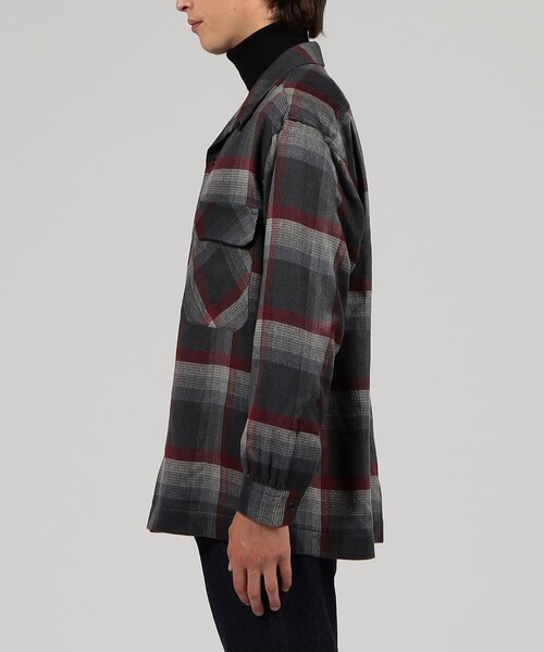 シャツ 「別注」PENDLETON シルクシャギー ボードシャツ メンズの画像