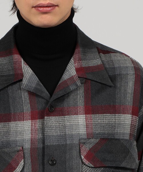 シャツ 「別注」PENDLETON シルクシャギー ボードシャツ メンズの画像