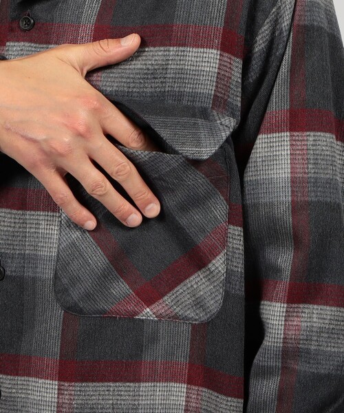 シャツ 「別注」PENDLETON シルクシャギー ボードシャツ メンズの画像
