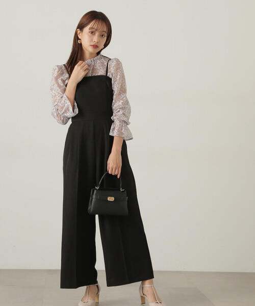 PROPORTION BODY DRESSING ワンピース 2wayレースペプラム