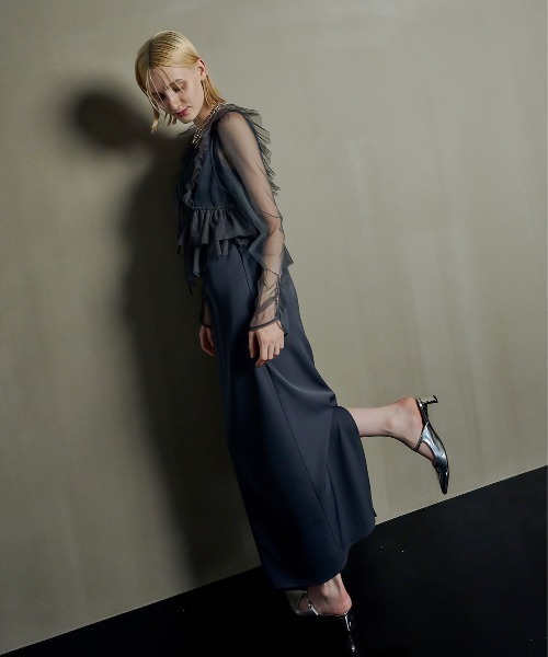 格安saleスタ Frill ドレス vest レディース dress pencil スーツ・フォーマル・ドレス