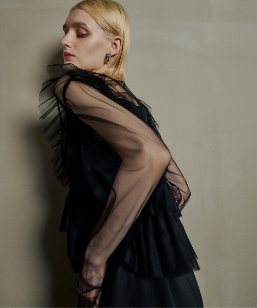 et.UNiVER ドレス Frill vest pencil dress : ZOZOTOWN Yahoo!店