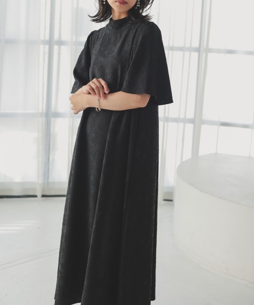 Dorry Doll（ドリードール） ドレス フラワージャガードフレアードレス