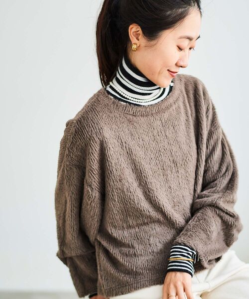 tシャツ シャギードルマンプルオーバー レディース