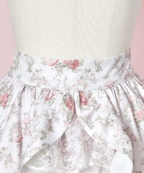 【新品】メルフィーメモリー　スカート　レース　ホワイト　M mini 新品】メルフィーメモリー スカート レース ホワイト M mini