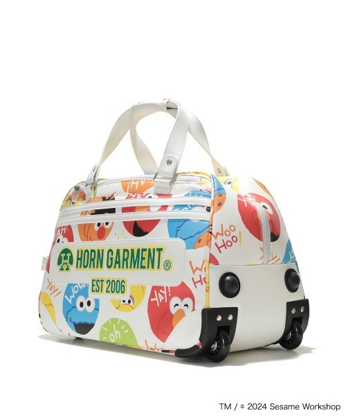 ◆新品◆ホーンガーメント　ボストンバッグ ホーンガーメント HO 【セサミストリート】キャスター付き