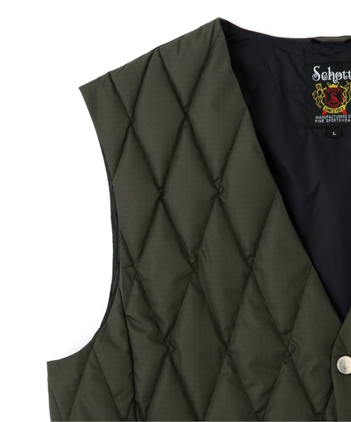 Schott N.Y.C ダウンベスト ベスト Schott/ショット/×TAION