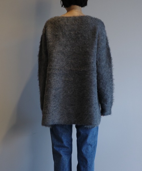 CLANE（クラネ） ワンピース CLANE BOAT NECK SHAGGY KNIT ONEPIECE