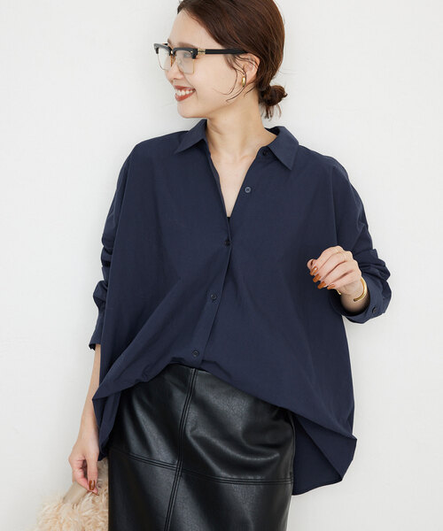 IENA - 【美品】SLOBE IENA スタンドカラーワイドカフスシャツ ゆったり SLOBE IENA（スローブイエナ）の「ZEPHYRリネンスタンド5