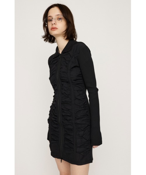 関税送料込★PATOU フロントノットタイプスリップワンピース セール】フロントジップスリットワンピース（ワンピース