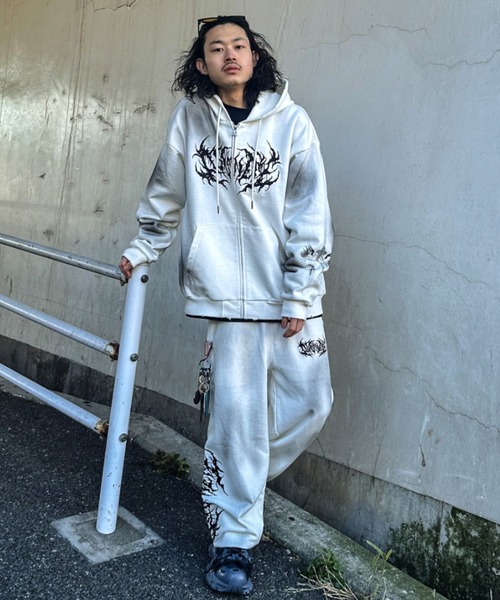 A'gem 9 スウェットパンツ ジャージ A'GEM/9 × .kom 「A'GEM/9