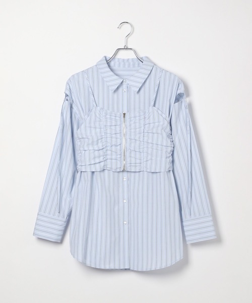 Heather ブラウス シャツ ビスチェSETチュニックシャツ 324813