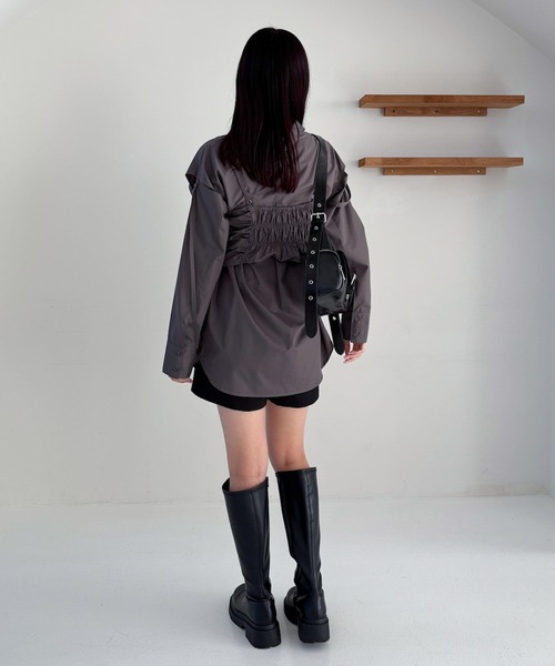 Heather ブラウス シャツ ビスチェSETチュニックシャツ 324813