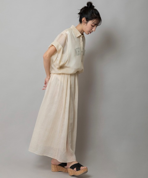 ブラウス シャツ 「KOTA CHECK」シャーリングネックシャツ レディース Munich ブラウス シャツ 「KOTA CHECK」シャーリングネック